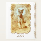 Sacred Egyptian Royal Cat Planner Planer (Rückseite)