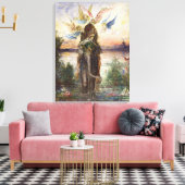 Sacred Elephant (Péri) von Gustave Moreau Leinwanddruck (Insitu (Wohnzimmer))