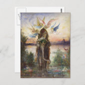 Sacred Elephant (Péri) von Gustave Moreau Postkarte (Vorne/Hinten)