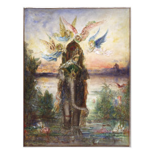 Sacred Elephant von Gustave Moreau Fotodruck