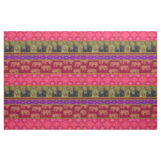 Sacred Elephants Fabric Stoff (Yard (91,4 cm))