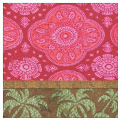 Sacred Elephants Fabric Stoff (Nahaufnahme)