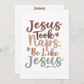 Sacred Erholung - Christliches Design 4:38 Mark Dankeskarte (Vorne/Hinten)