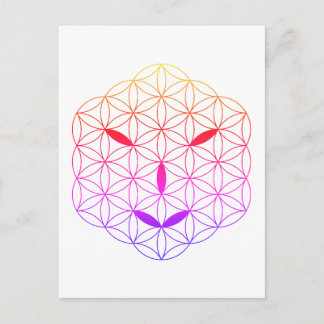 Sacred face - Arcturian 02, CF-Tr. Postkarte