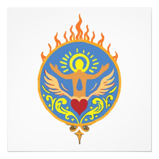 Sacred Flame Ascension Poster (Vorne)
