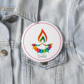 Sacred Flame Rising Diwali Button (Beispiel)