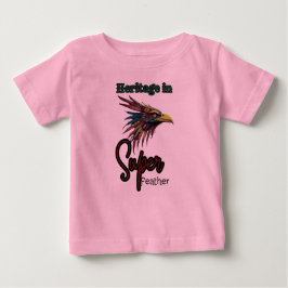 "Sacred Flight: Walua Bird Face Design" Baby T-shirt