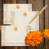 Sacred Floral Heart Mexican Baroque Muse Mitteilungskarte