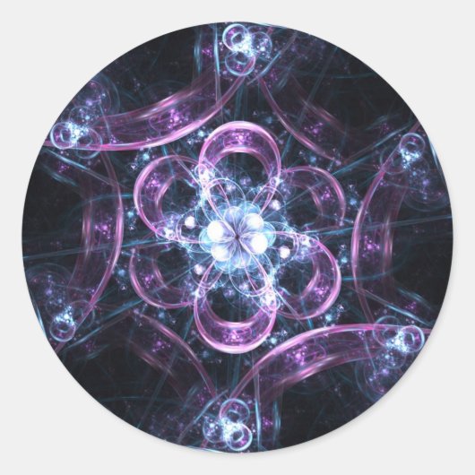 Sacred-G-Energieblasen Runder Aufkleber (Vorderseite)