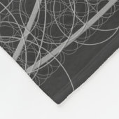 Sacred Geometry Circles Blume of Life Fleecedecke (Ecke)