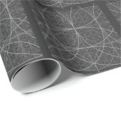Sacred Geometry Circles Blume of Life Geschenkpapier (Rolleneckpunkt)