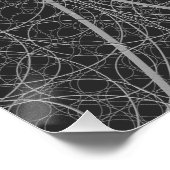 Sacred Geometry Circles Blume of Life Poster (Ecke)