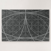 Sacred Geometry Circles Blume of Life Puzzle (Horizontal)
