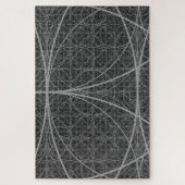 Sacred Geometry Circles Blume of Life Puzzle (Vertikal)