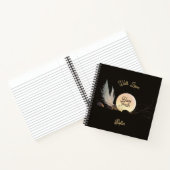 Sacred Geometry & Divine Glow Square Luxury Notizblock (Innenseite)