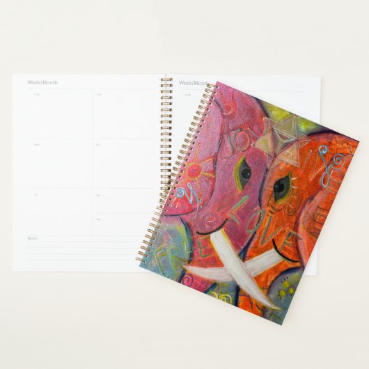 Sacred Geometry Elephant Original ART Planner Planer (Anzeige)