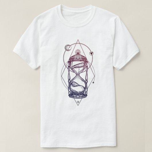 Sacred Geometry Hourglass T-Shirt (Design vorne)