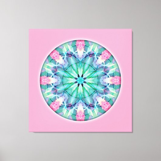 Sacred Geometry Mandala 11 Canvas Print Leinwanddruck (Vorderseite)