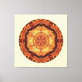 Sacred Geometry Mandala 3 Stretched Canvas Print Leinwanddruck (Vorderseite)