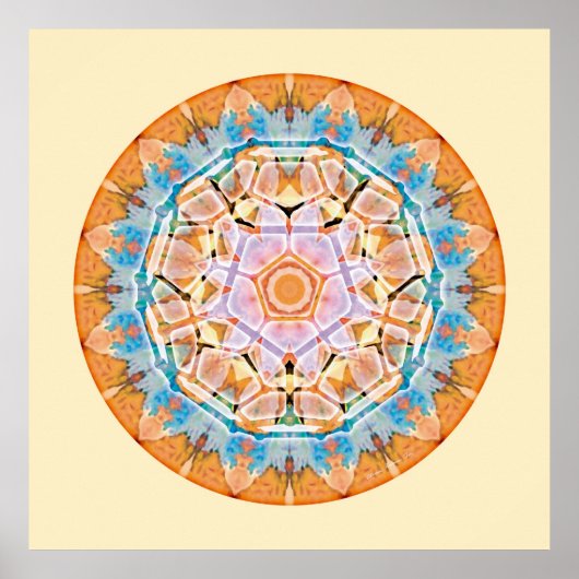 Sacred Geometry Mandala 5 Poster (Vorne)