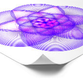 Sacred Geometry Mandala - Das Genesis-Muster Poster (Ecke)