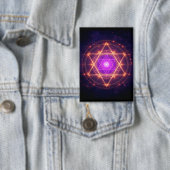 Sacred Geometry Mandala – Light Within the Cosmos Button (Insitu)