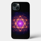 Sacred Geometry Mandala – Light Within the Cosmos Case-Mate iPhone Hülle (Rückseite)