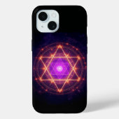 Sacred Geometry Mandala – Light Within the Cosmos Case-Mate iPhone Hülle (Rückseite)