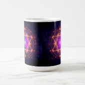 Sacred Geometry Mandala – Light Within the Cosmos Kaffeetasse (Mittel)