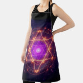 Sacred Geometry Mandala – Light Within the Cosmos Schürze (InSitu)