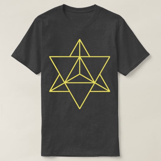 Sacred Geometry Merkaba Zen Yoga 1 T-Shirt (Design vorne)