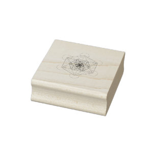Sacred Geometry Muster Gummistempel