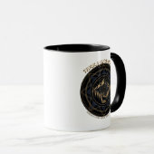 Sacred Geometry Nature Fusion • Mountains & Forest Tasse (VorderseiteRechts)