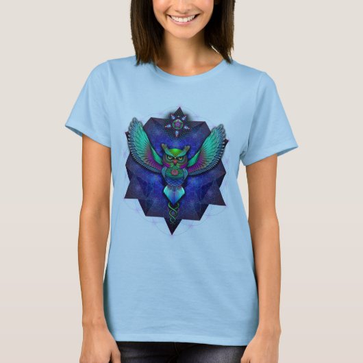 Sacred Geometry Owl Football Shirt (Vorderseite)