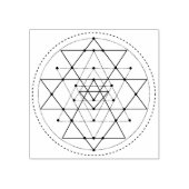 Sacred Geometry Rubber-Briefmarke Gummistempel (Prägung)