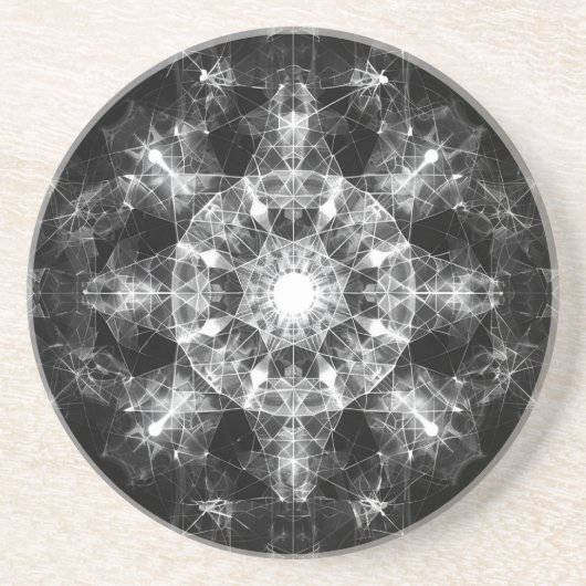 Sacred Geometry Sandstone Untersetzer (Vorne)