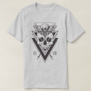 Sacred Geometry Sculry and Moth T - Shirt