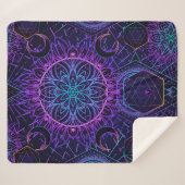 Sacred Geometry seamless pattern. Hindu symbols of Sherpadecke (Vorderseite (Horizontal))