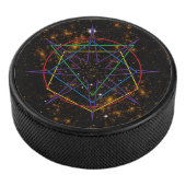 Sacred Geometry Sigil Eishockey Puck (3/4)