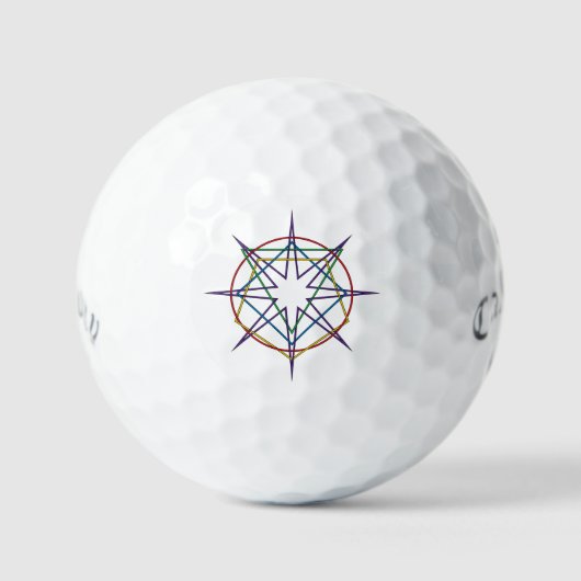 Sacred Geometry Sigil Golfball (Vorderseite)