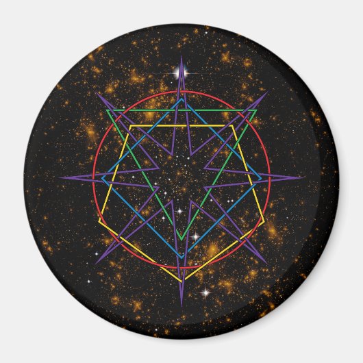 Sacred Geometry Sigil Magnet (Vorne)