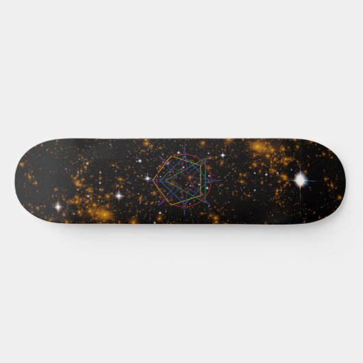 Sacred Geometry Sigil Skateboard (Horizontal)