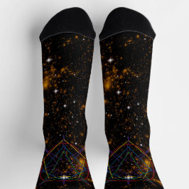 Sacred Geometry Sigil Socken