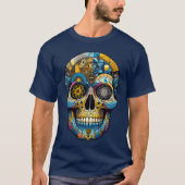 Sacred Geometry Skull T-Shirt (Vorderseite)