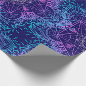 Sacred Geometry Symbols in Mandala seamless patter Geschenkpapier (Ecke)