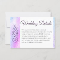 *~* Sacred Geometry Watercolor Hochzeitdetails