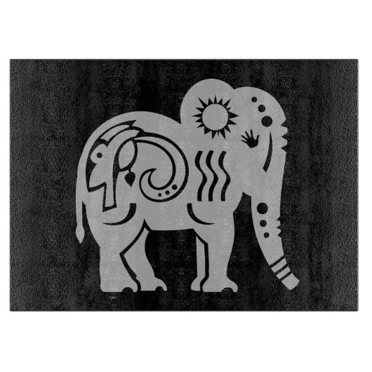 Sacred Giant (Grau) Cutting Board Schneidebrett (Vorderseite)