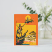 Sacred Golden Herd Postkarte (Stehend Vorderseite)