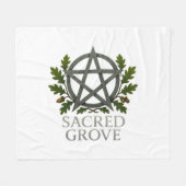 Sacred Grove Fleece Blanket (Vorderseite (Horizontal))