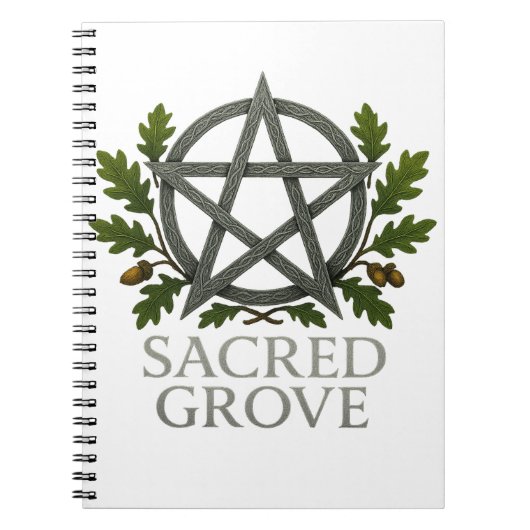 Sacred Grove Foto Notebook Notizblock (Vorderseite)